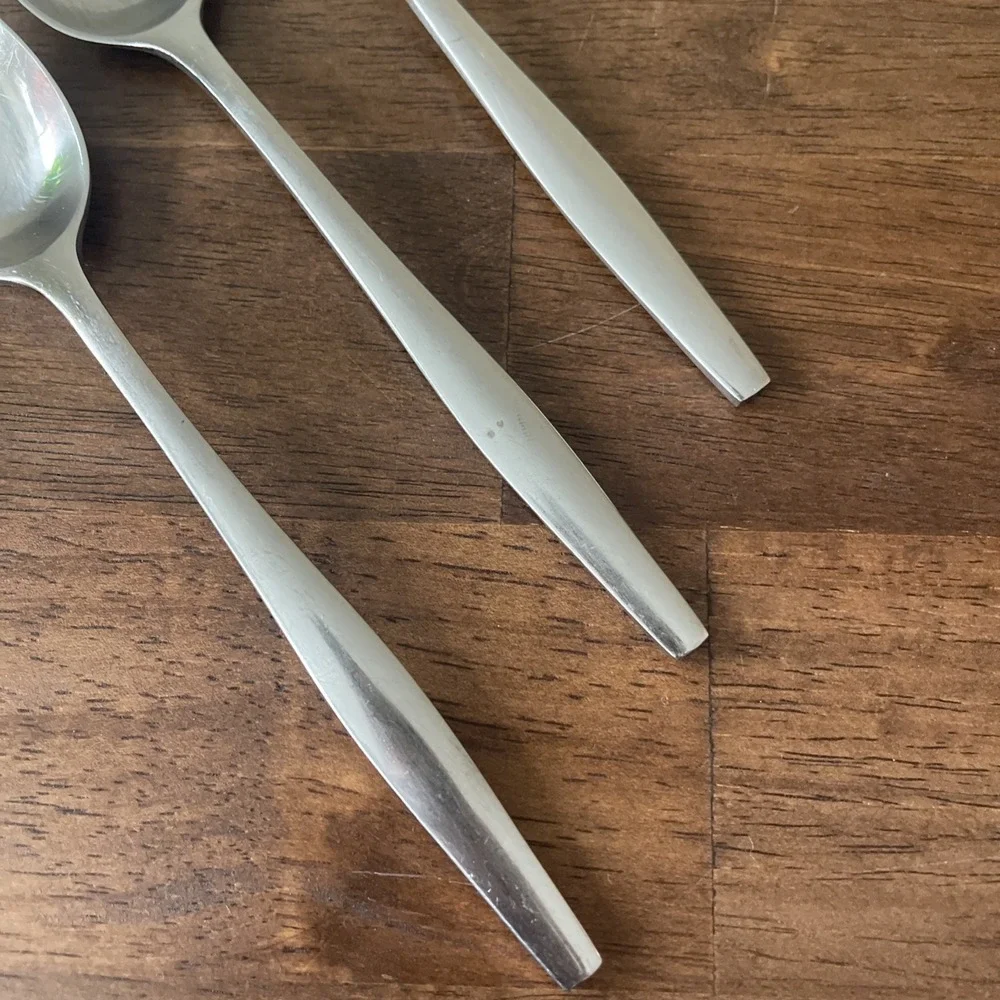 Dansk Germany VARIATION V Set of 3 Soup Spoons 8 1/8 